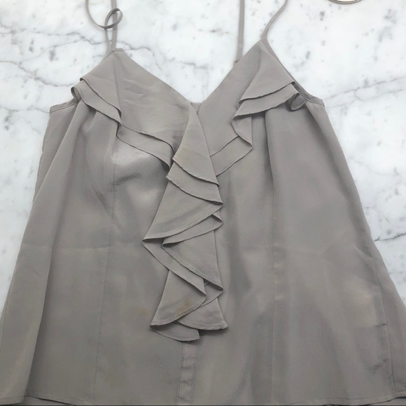 Silence + Noise urban outfitters silk ruffle top - Picture 5 of 5